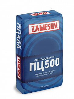 Цемент ПЦ500 ZAMESOV 25 кг.